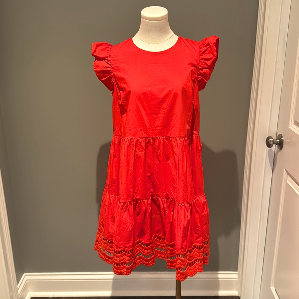 Red English Factory Dress!